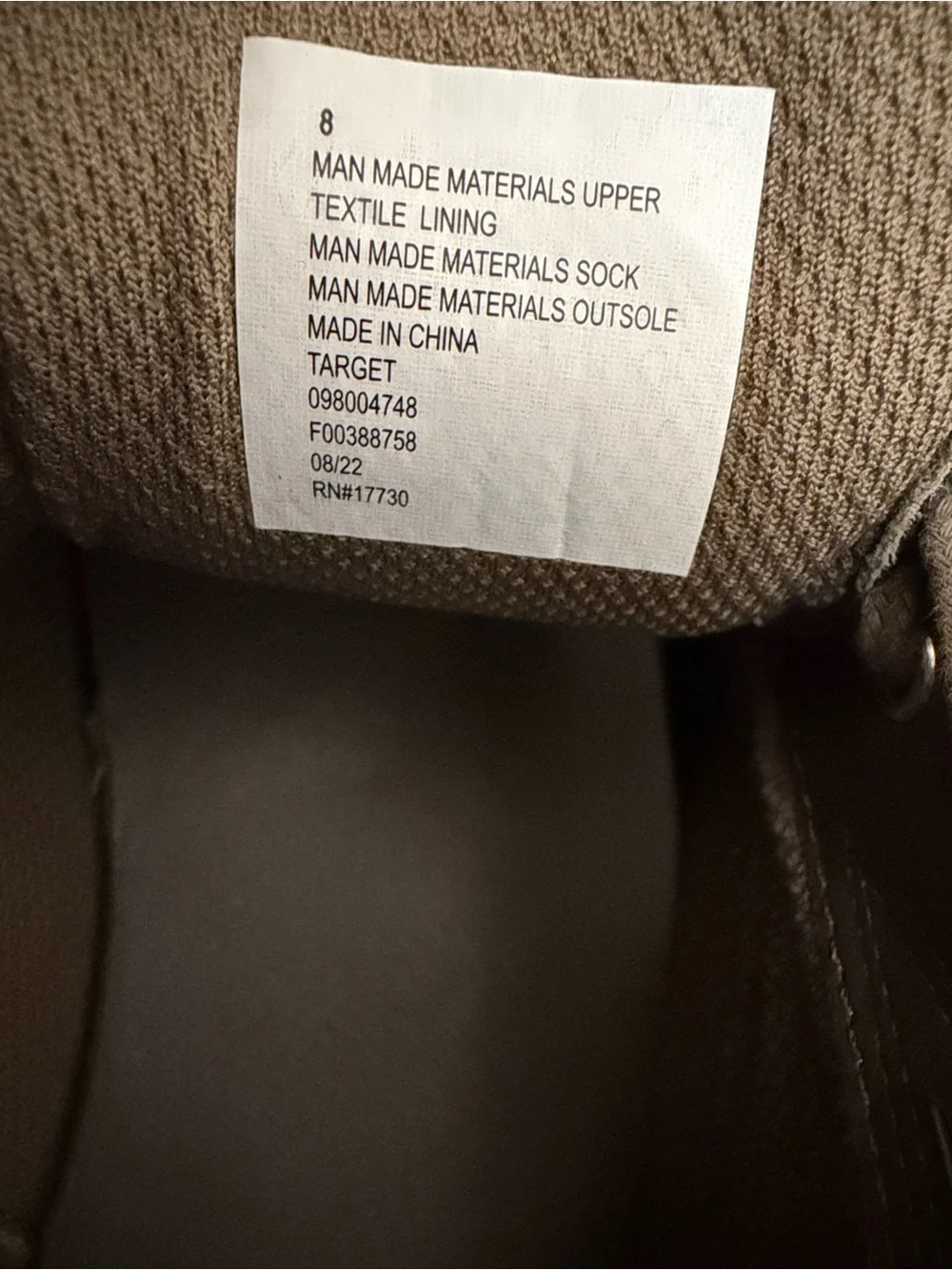 Goodfellow & Co Taupe Chukka-Style Lace-Up Shoes